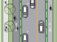 Class IV - Separated Bikeway